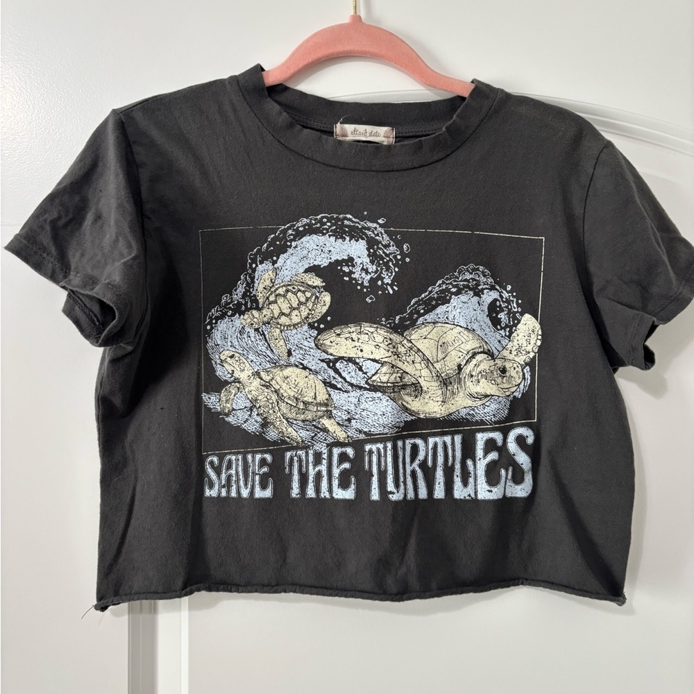 Altar'd State Charcoal Graphic Tee